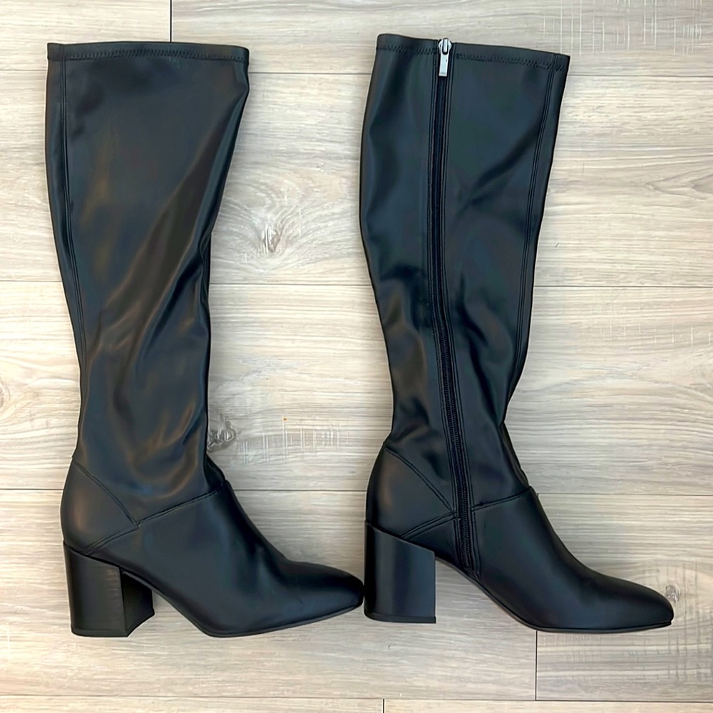 FrancoSarto black full zip boots